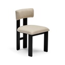 Tolv Dining Chair Taupe Black