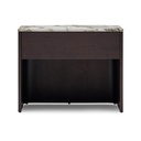 Lola Bedside Walnut Tempest Marble Grande
