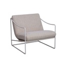 Allegra Outdoor Sofa Chair - Wheat - White
