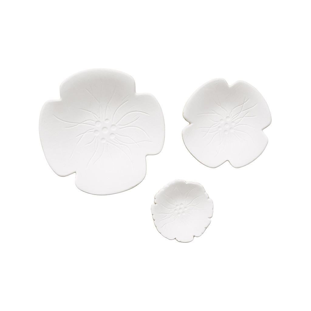 [L268] Ayana Petal Ceramic Plate Small