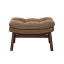 Kip Ottoman - Tawny - Walnut Ash