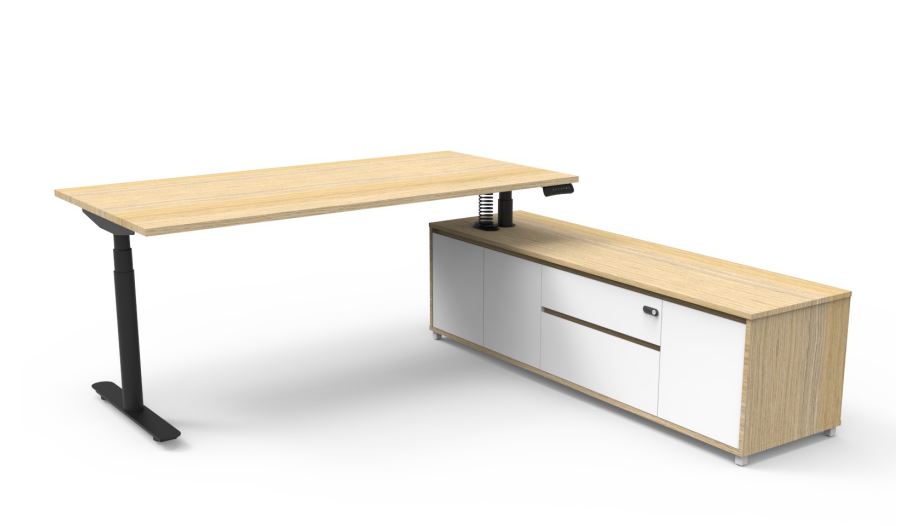 [focus-round-executive-desk-cabinet] Focus Round Executive Desk & Cabinet