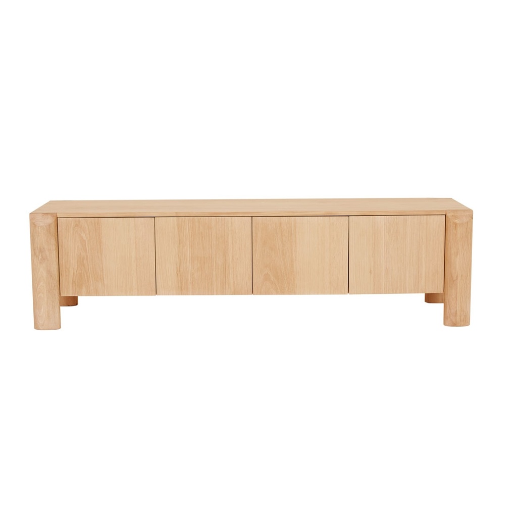[TV-WILLA-SATIN-OAK] Willa Entertainment Unit - Satin Oak