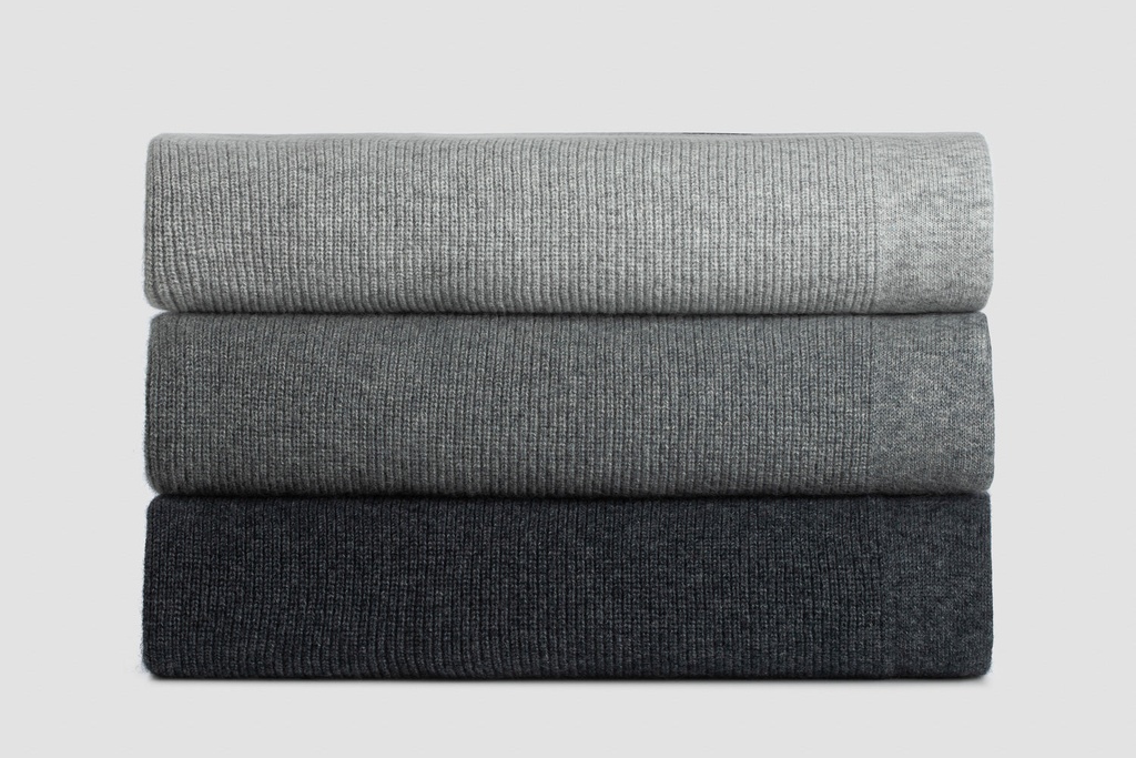 [8295664255216] Chain Rib Angora & Merino Wool Blankets