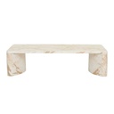Verity Coffee Table - Golden White Marble