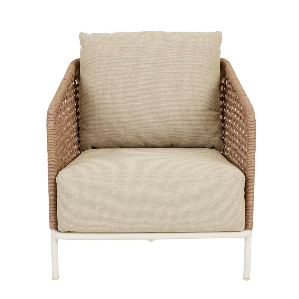 Aspen Club Sofa Chair - Ivory - Safari Weave