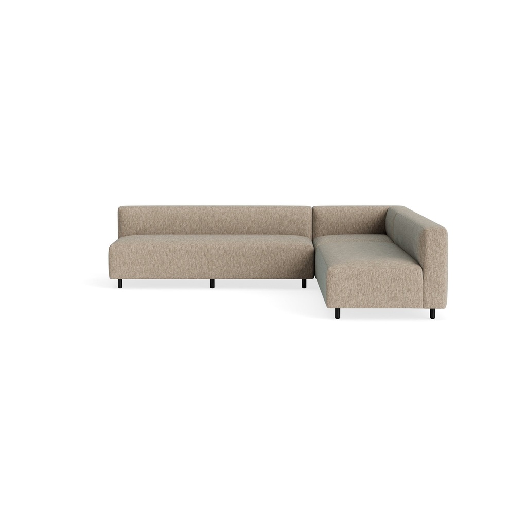 [NY1-NARMLSEC-CL] 9 Yard Outdoor Armless L Sectional Sofa