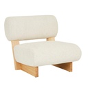 Pinto Occasional Chair - Gardenia Speckle - Natural Ash Veneer