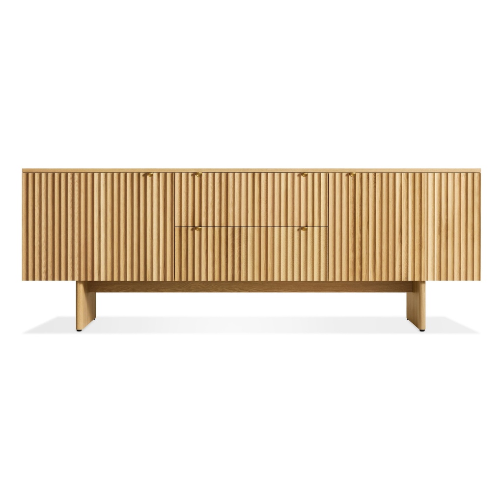 [MU1-2DR2DW-WO] Murmur 2 Door / 2 Drawer Console