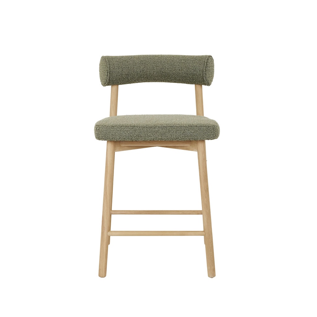 [OLSEN-BARSTOOL-MOSS-TWEED-LIGHT-OAK-BS-OLSEN-X-LIGHT-OAK] Olsen Barstool - Moss Tweed - Light Oak