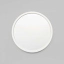 Adel Round Mirror - White 100cm