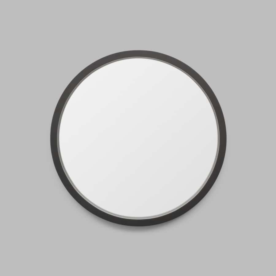 Adel Round Mirror - Black 80cm