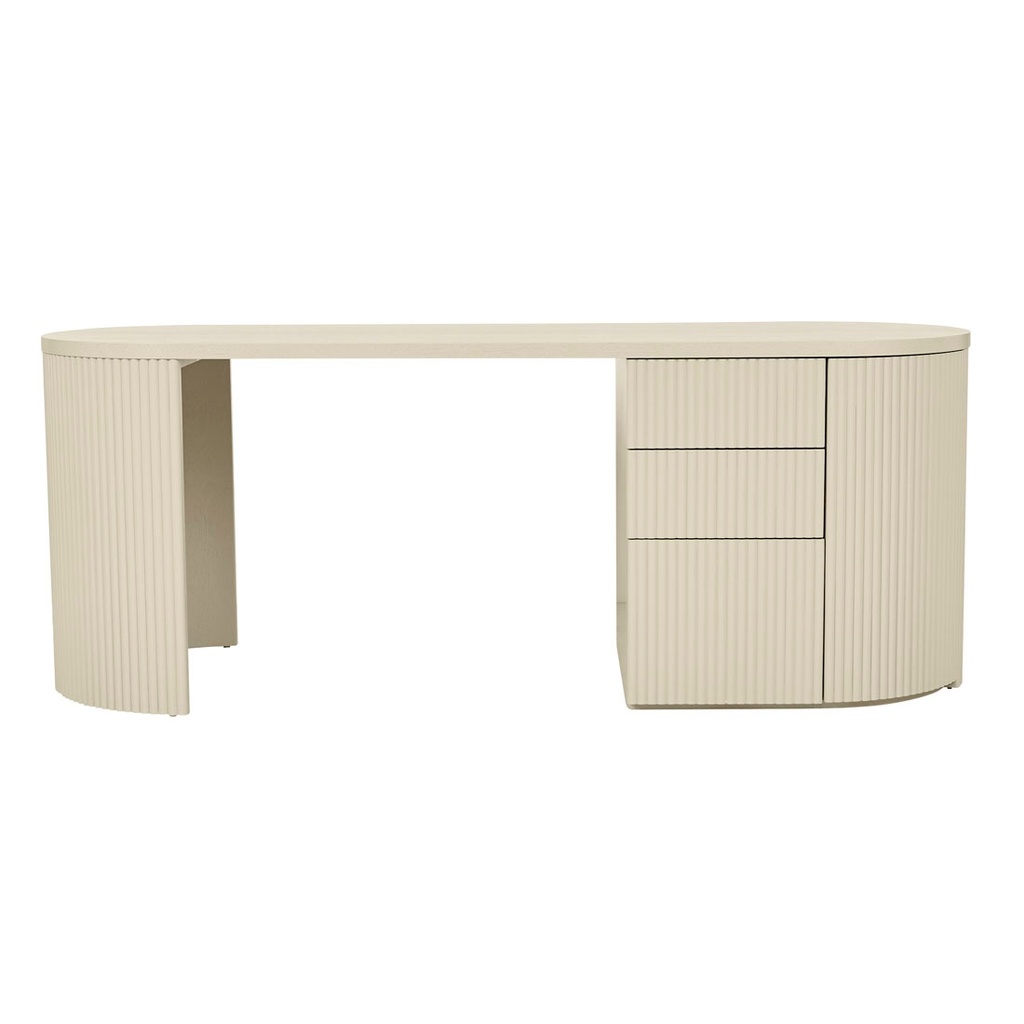 [BENJAMIN-RIPPLE-GRAND-DESK-PUTTY-DESK-BEN-RIP-GRD] Benjamin Ripple Grand Desk - Putty
