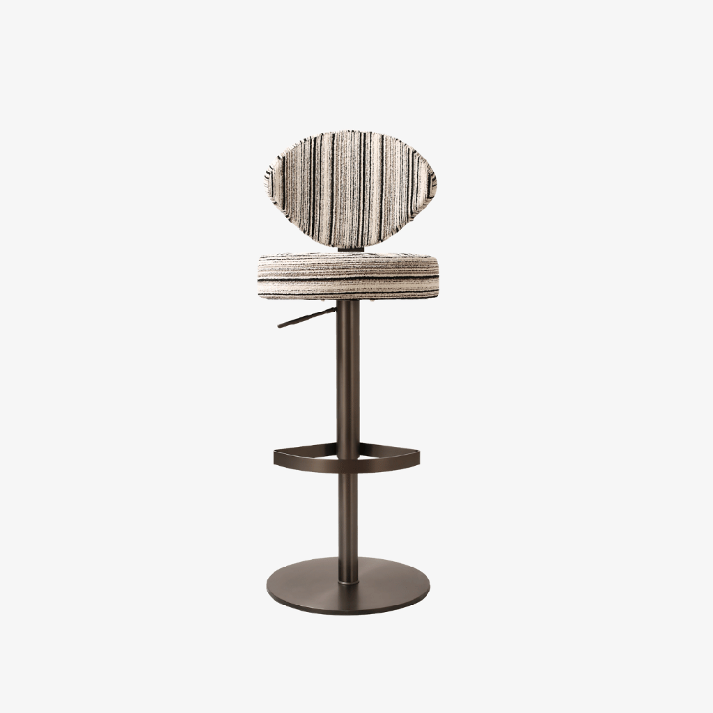 [C248-75-WC] Star Bar Stool - Design C
