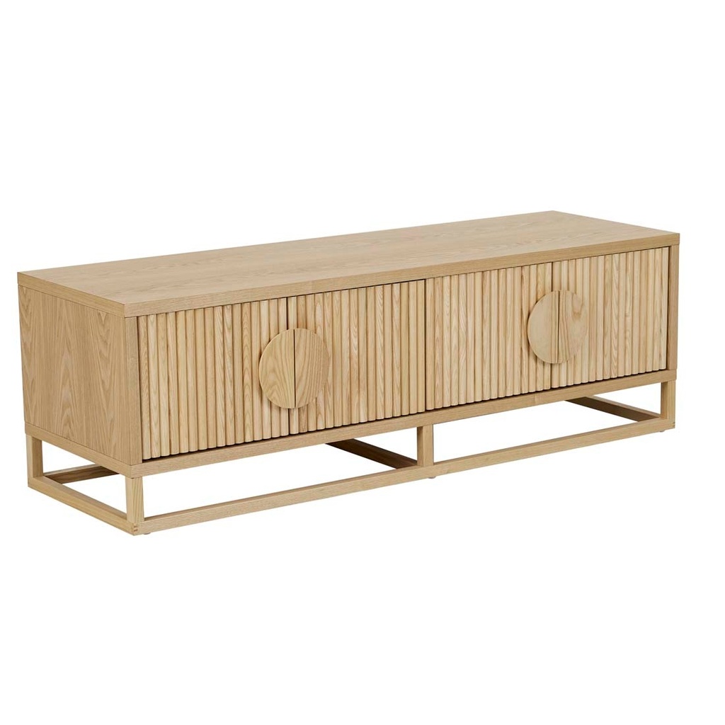 [BENJAMIN-RIPPLE-SMALL-ENTERTAINMENT-UNIT-NATURAL-ASH-TV-BEN-RIP-SM] Benjamin Ripple Small Entertainment Unit - Natural Ash