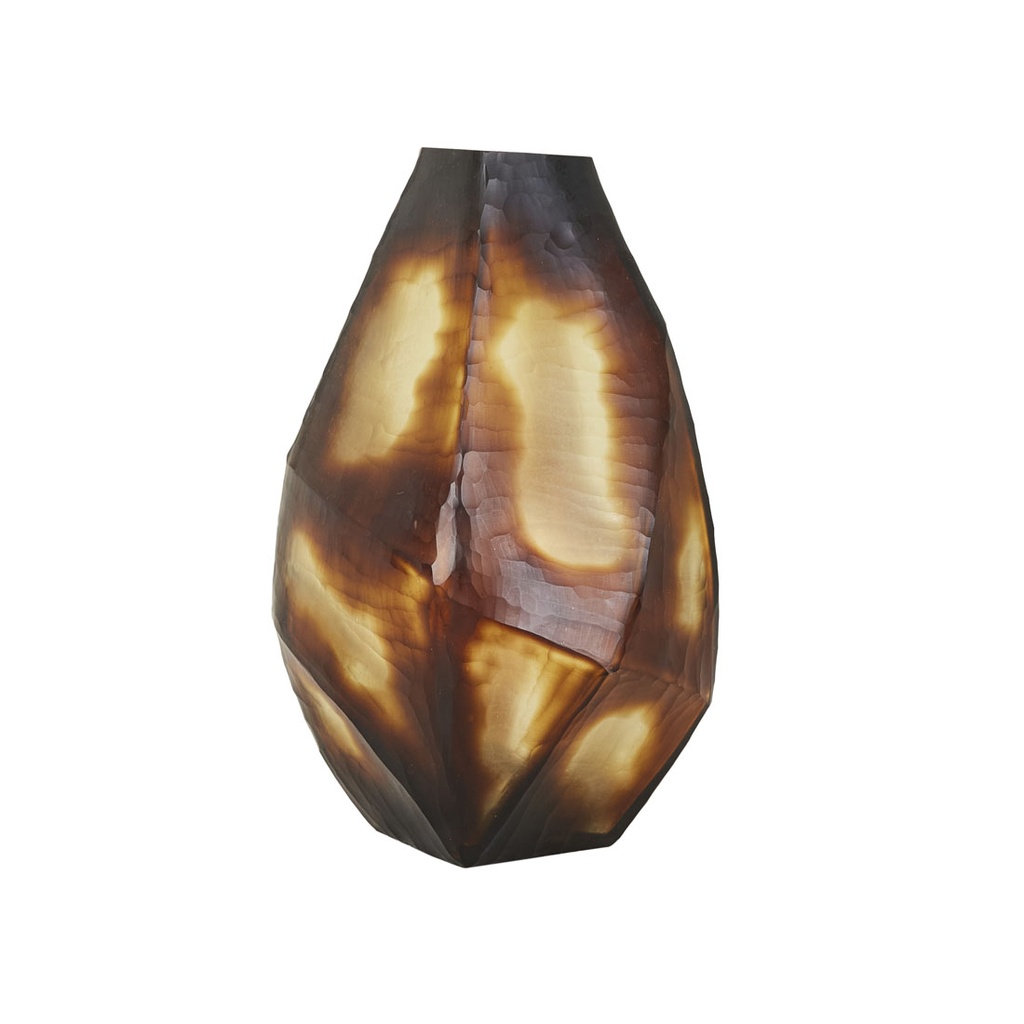 [BODEN-GEM-VASE-EMBER-DEC-BOD-GEM-VASE-X] Boden Gem Vase - Ember