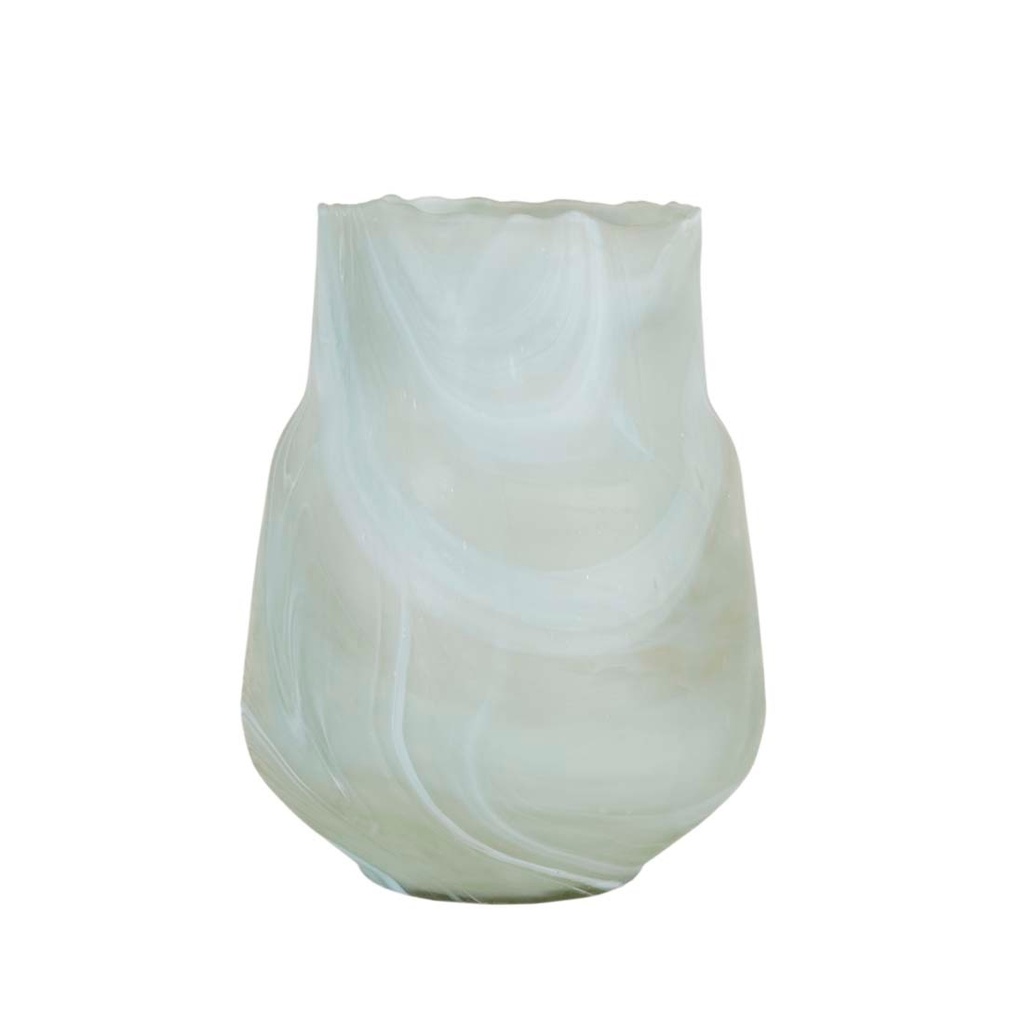 [BODEN-PEARL-LARGE-VASE-MINT-DEC-BOD-PERL-VASE-LG] Boden Pearl Large Vase - Mint