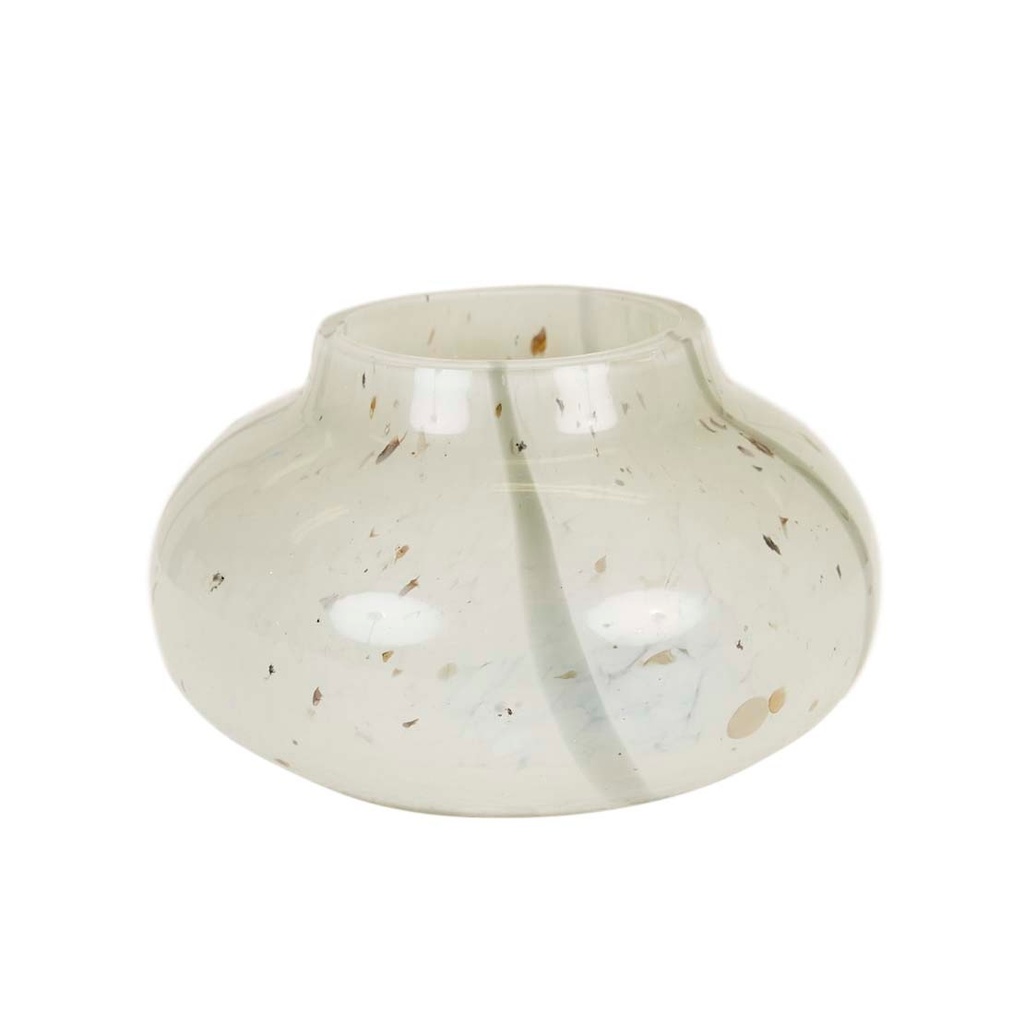 [BODEN-STRIPE-BUD-VASE-SAGE-DEC-BOD-STR-BUD] Boden Stripe Bud Vase - Sage