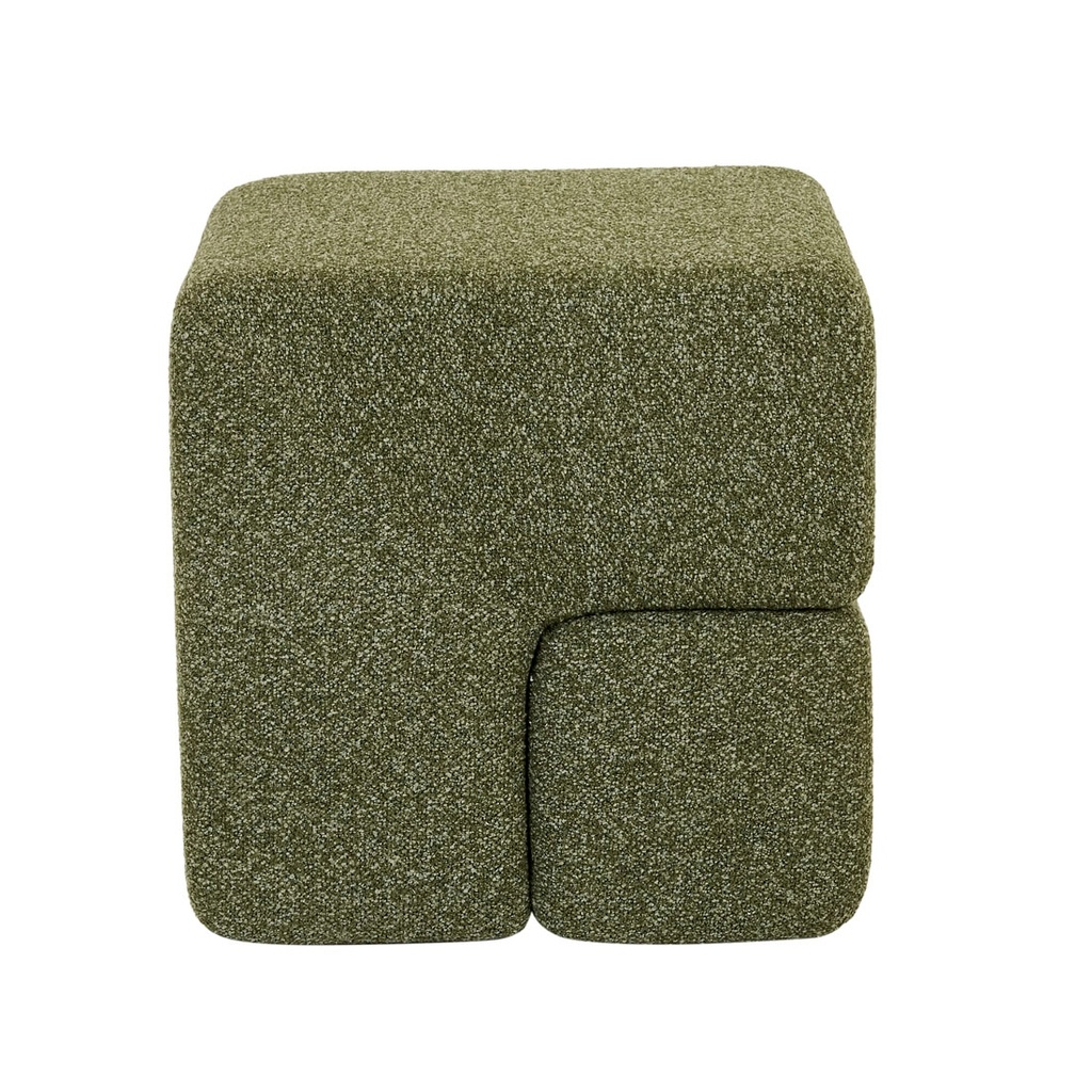 [OTT-HUGO-CUBE-X-WOODLAND] Hugo Cube Ottoman - Woodland