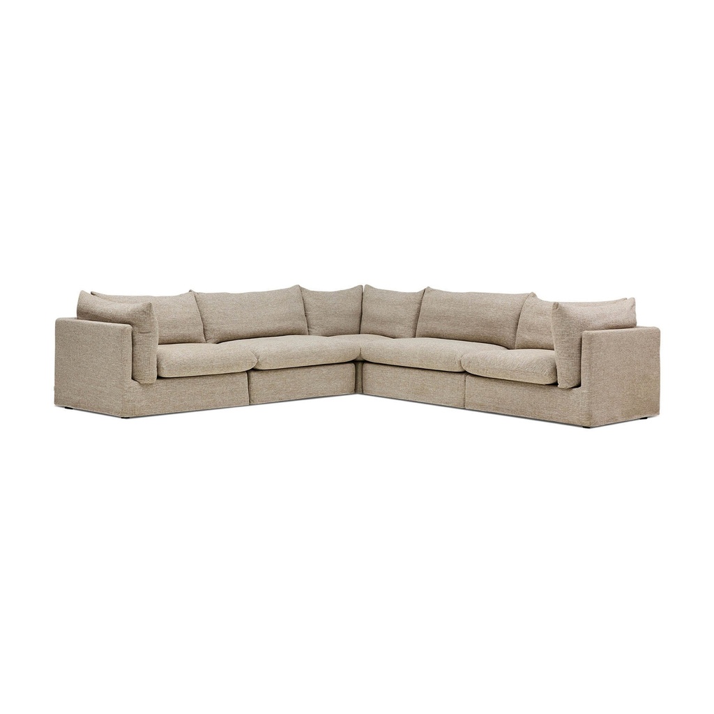 Mia Modular Sofa Husk 5 Seat Corner