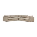 Mia Modular Sofa Husk 5 Seat Corner