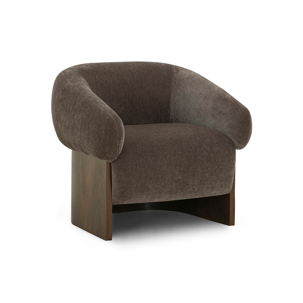 [CAMINO-FLINT-OCCASIONAL-CHAIR-TRUFFLE-WALNUT-STAINED-CH-CAM-FLIN-OCC-WALNUT-STAINED] Camino Flint Occasional Chair - Truffle - Walnut Stained