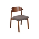 Kaia Dining Chair - Auburn Fleck - Walnut