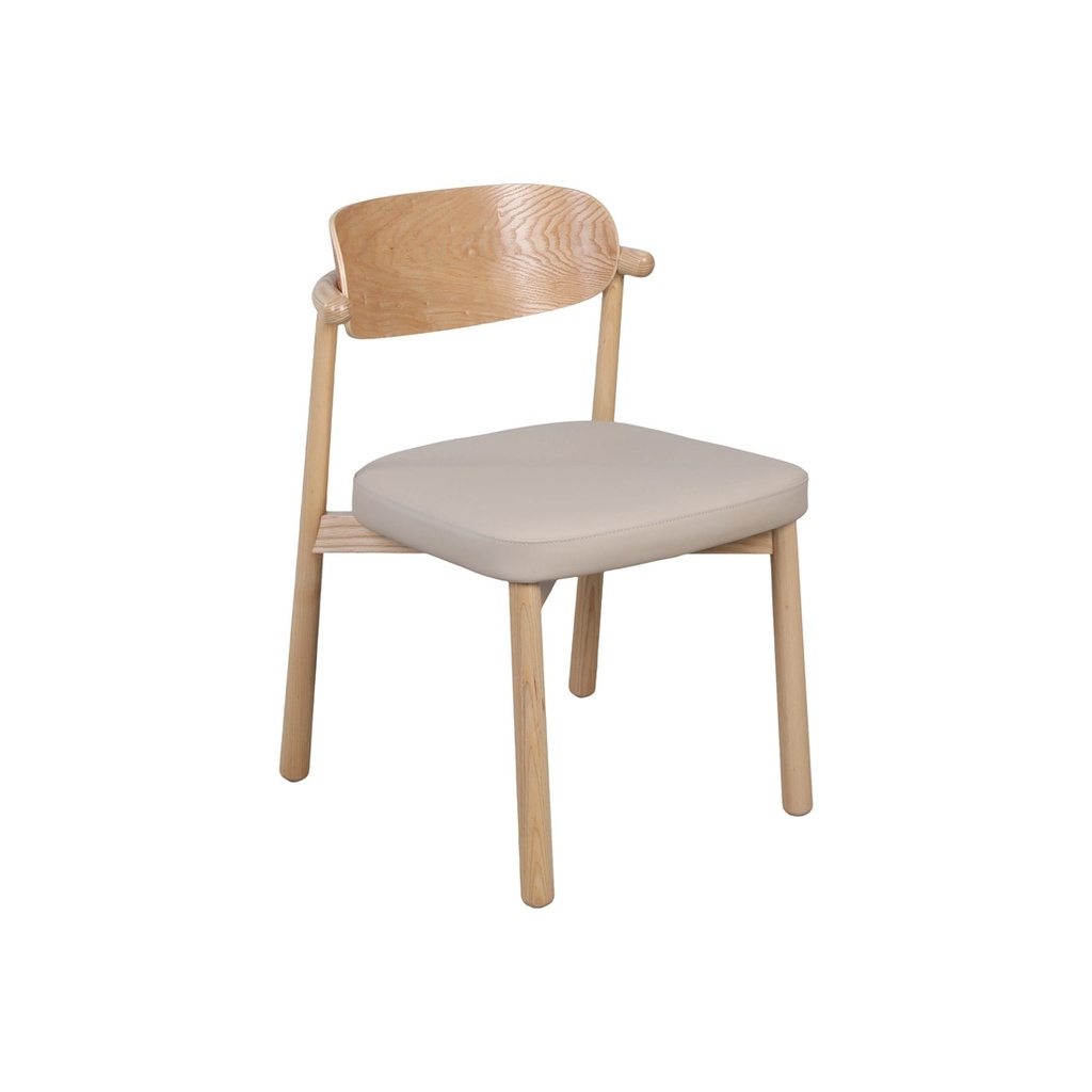 [KAIA-DINING-CHAIR-STONE-NATURAL-ASH-CH-KAIA-NATURAL-ASH] Kaia Dining Chair - Stone - Natural Ash