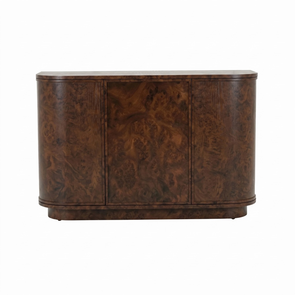 [MILLER-BUFFET-DARK-BURL-BUF2-MILL-BRL-X] Miller Storage Unit - Dark Burl