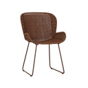 Normandy Butterfly Dining Chair - Brique Weave - Brique