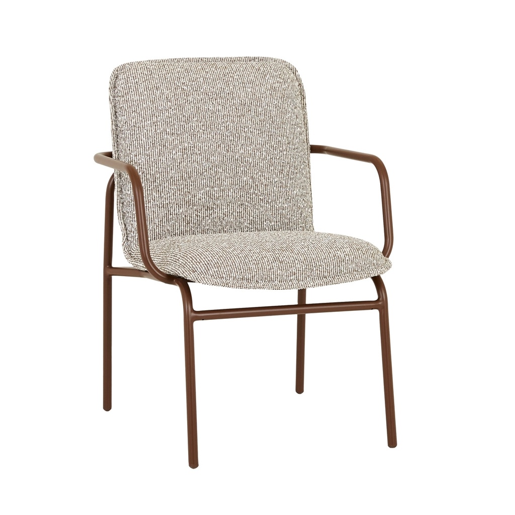 [PALMA-HAVEN-DINING-ARMCHAIR-MOCHA-SPECKLED-HICKORY-CH-PALMA-HAVE-ARM-MOCHA-SPECKLED-HICKORY] Palma Haven Dining Armchair - Mocha Speckled - Hickory