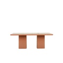 Seville Montano Dining Table - Baked Terracotta