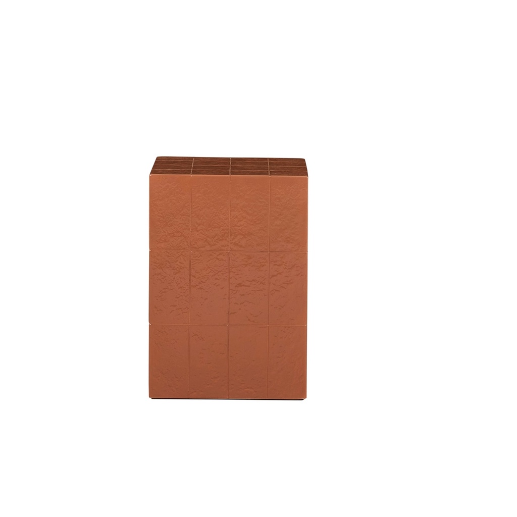 [SEVILLE-MONTANO-SIDE-TABLE-BAKED-TERRACOTTA-LTS-SMONT-TILE-BAKED-TERRACOTTA] Seville Montano Side Table - Baked Terracotta
