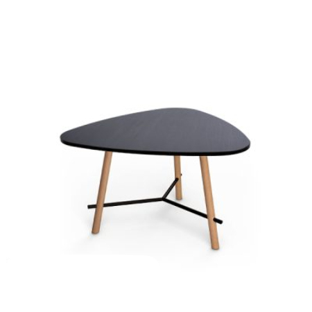 [10692] IDEO Round Meeting Table Frame – Oak Legs