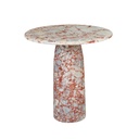Puddle Side Table - Russet Dapple Marble