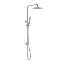 Finley Shower Rail Set - Brushed Nickel