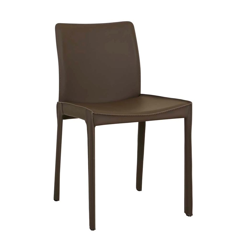 [CARLO-DINING-CHAIR-CAROB-CH-CARL] Carlo Dining Chair - Carob