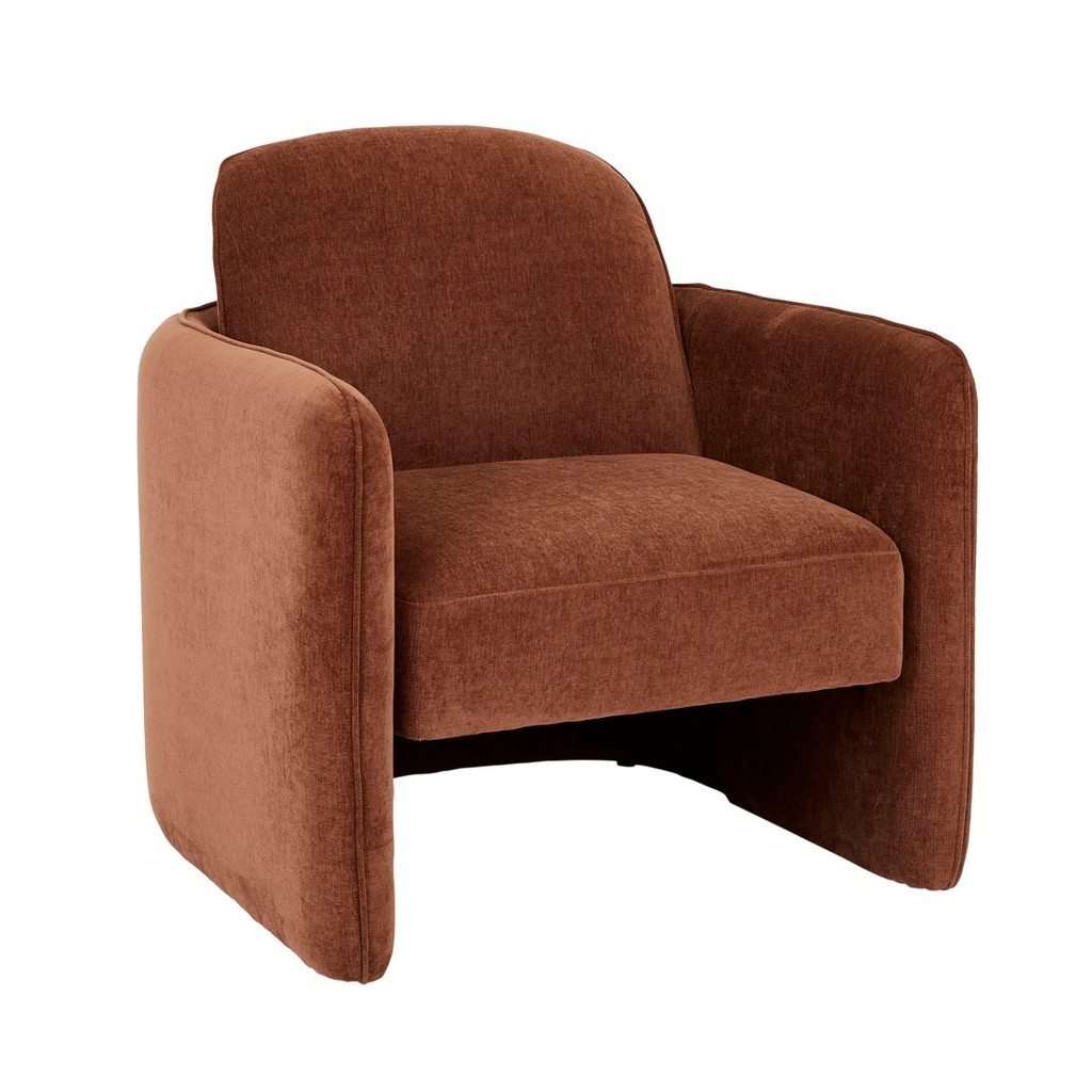 [CH-LEORA-OCC-CHESTNUT] Leora Occasional Chair - Chestnut