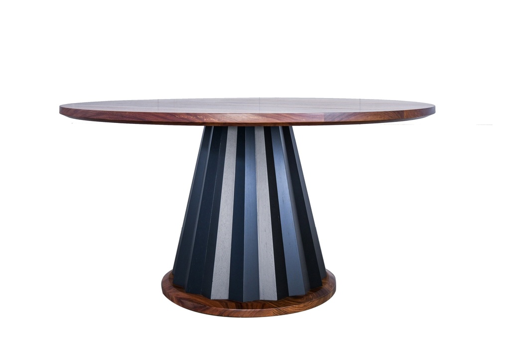 [7340064047344] Linenfold Dining Table