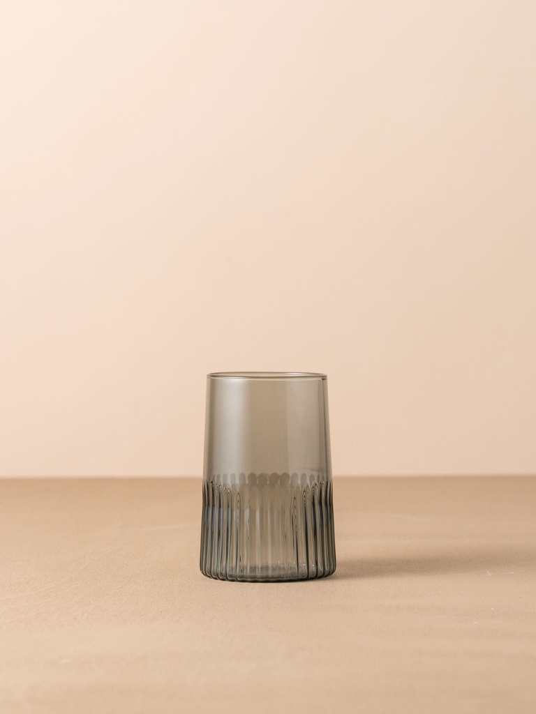 [7494019318000] Kairos Water Glass - Smoke (Set of 2)