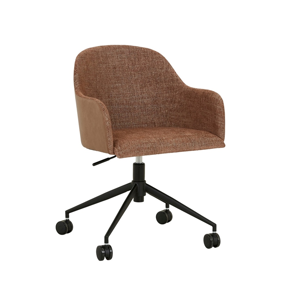 Riley Office Chair - Tawny - Nutmeg PU