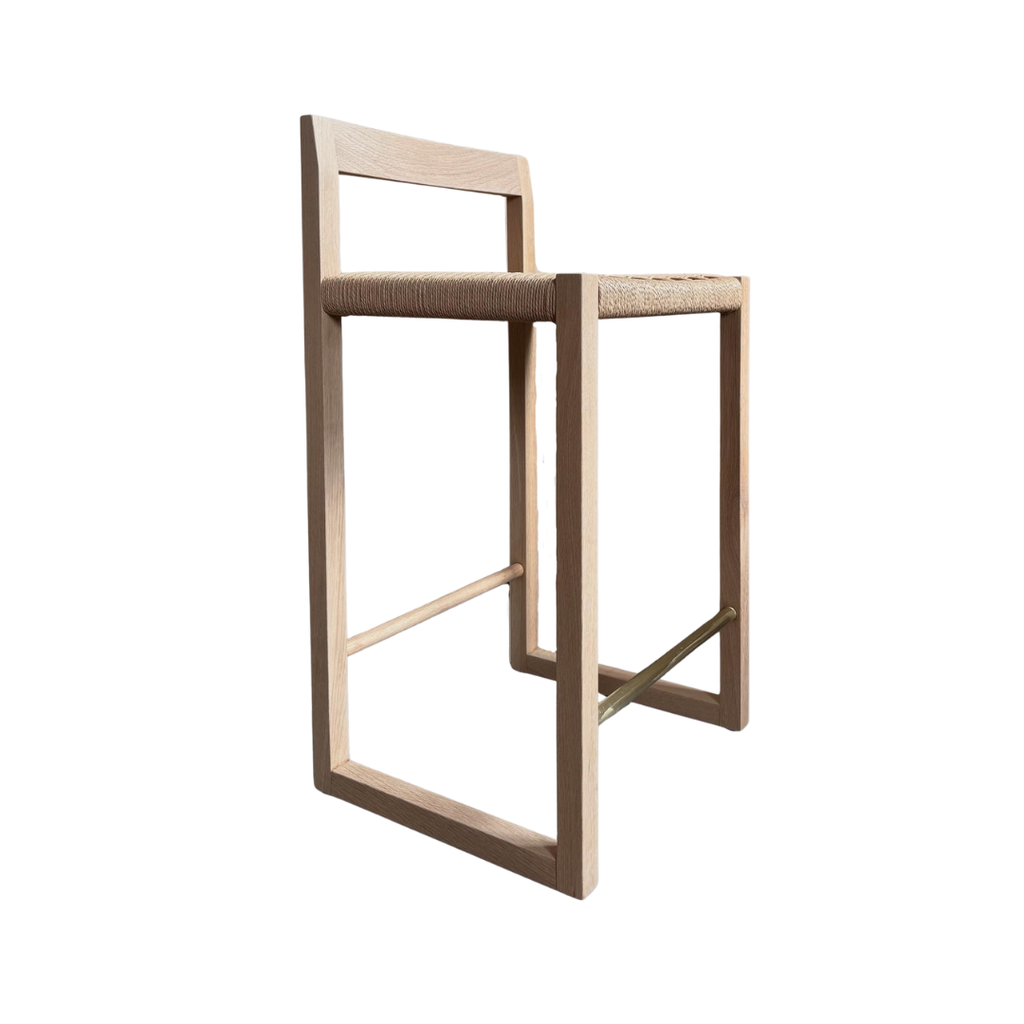 [9496185700592] Wovenest Back Barstool